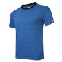 ESD-T-Shirt kobaltblau mit Brusttasche