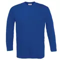 B&C T-Shirt 100% BW langarm kornblau 185g