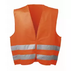 Warnschutzweste Polyester EN20471 orange