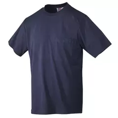 T-Shirt mit Brusttasche marine 160g