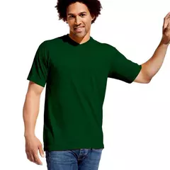 T-Shirt V-Neck dunkelgrün