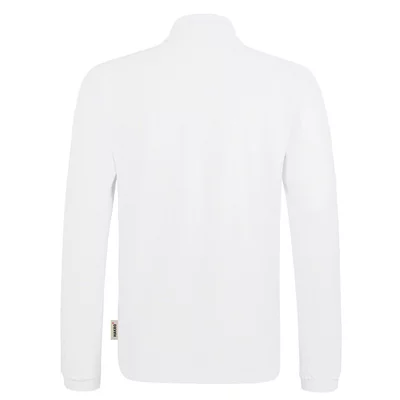 Longsleeve-Pocket-Polo-Shirt Hakro 809 weiß
