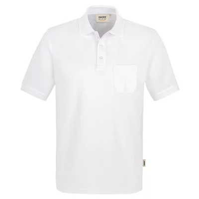 Pocket-Polo-Shirt Hakro Performance 812 weiß