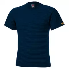 ESD-T-Shirt navy mit Brusttasche