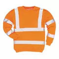 Warnschutz Sweat-Shirt orange EN20471