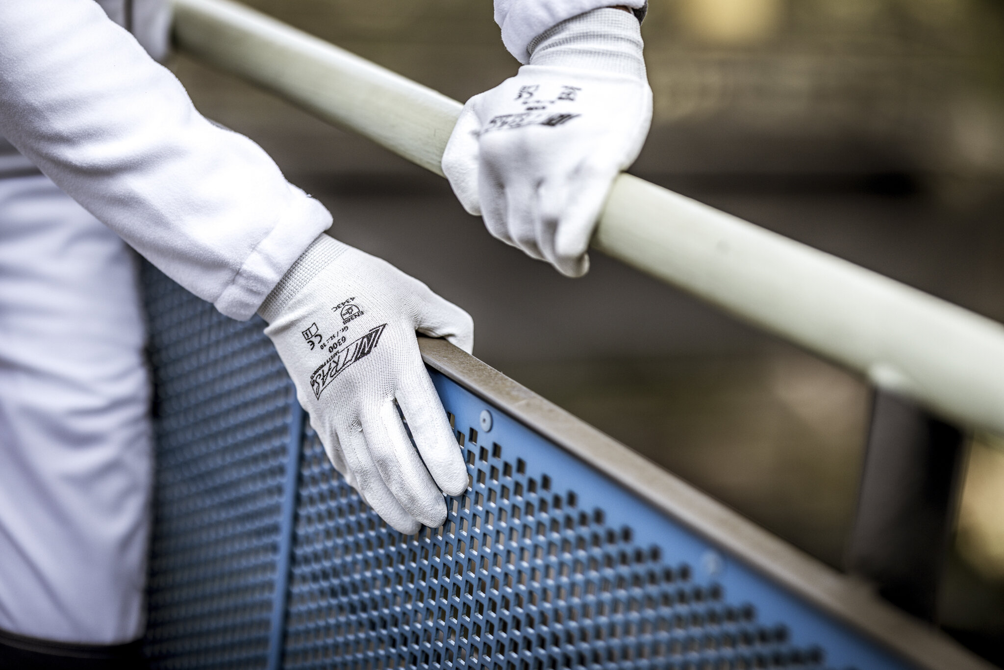 Schnittschutzfasern im Einsatz