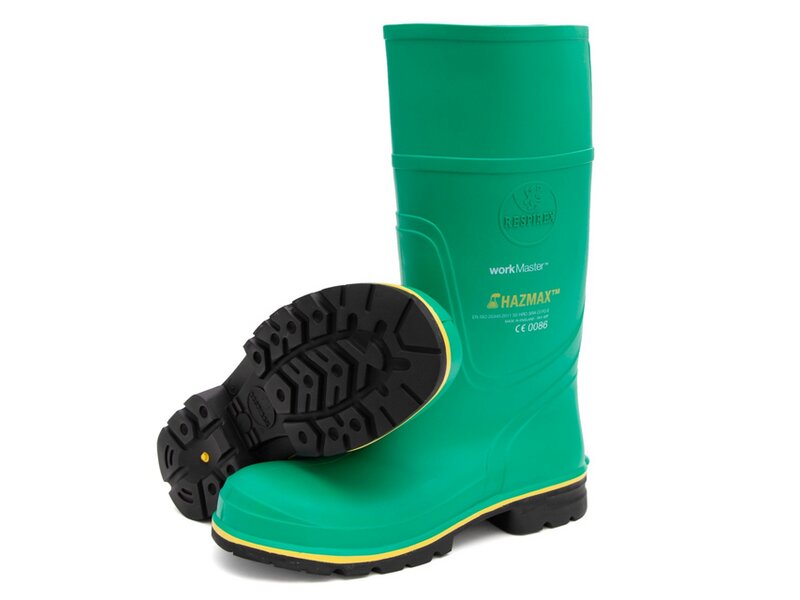 Produktbild Chemikalien Sicherheitsstiefel S5 gr&uuml;n Gr.47