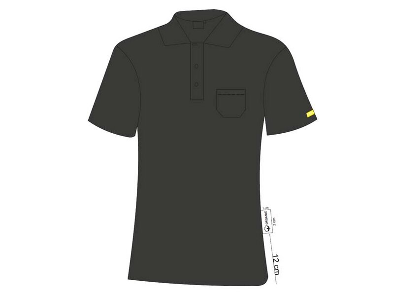 Produktbild ESD-BIO BW T-Shirt kurzarm schwarz Gr.M