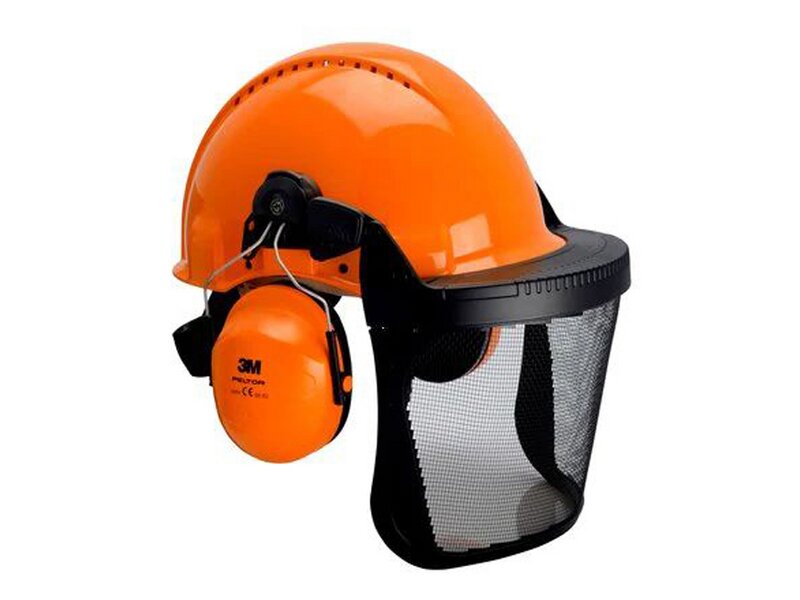 Produktbild Waldarbeiterhelm Set G3000 orange