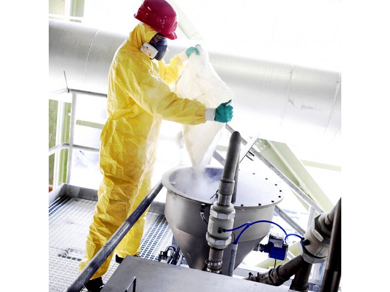 Produktbild Overall TYCHEM 2000C gelb Kapuze Gr.M