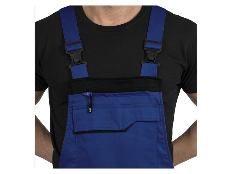 Produktbild Latzhose Flex Line kornblau-schwarz 50