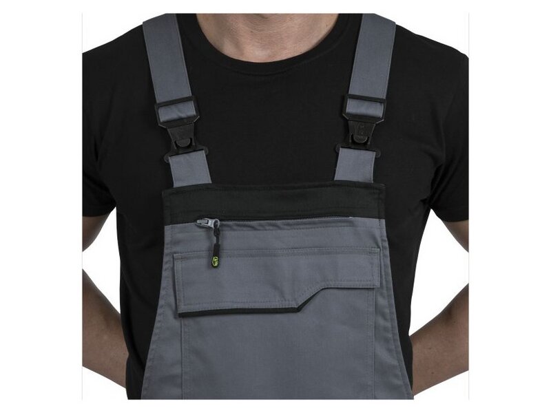 Produktbild Latzhose FlexLine grau-schwarz Gr.46