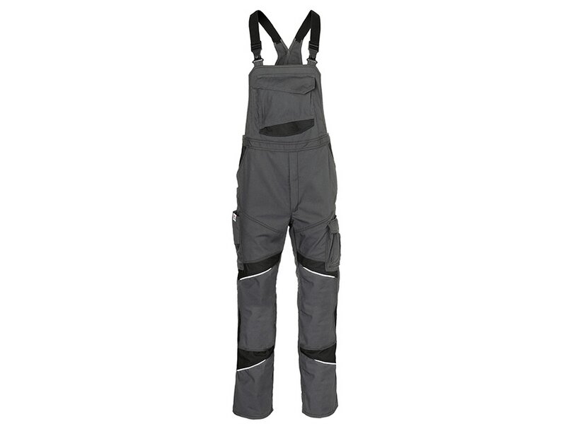 Produktbild ACTIVIQ C+ Latzhose grau-schwarz Gr.25