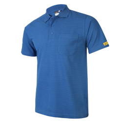 ESD-Polo Pique Shirt kobaltblau