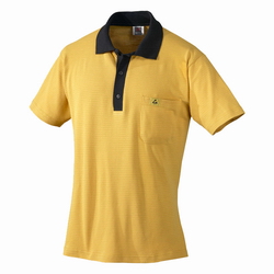 ESD-Polo Pique Shirt ocker/schwarz