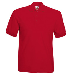 Fruit of the Loom Polo-Shirt rot 180g