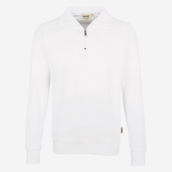 Zip-Sweatshirt Premium Hakro 451 weiß