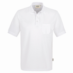Pocket-Polo-Shirt Hakro Performance 812 weiß